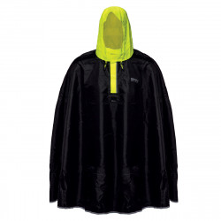 BRN PONCHO Bicycle Raincoat *  black/yellow fluo Large/Extra Large