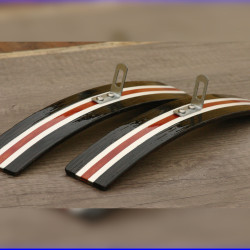 MAIERFENDERS 29S Bicycle Wooden Fenders Mudguards Fiberglass Reinforced Black White Red