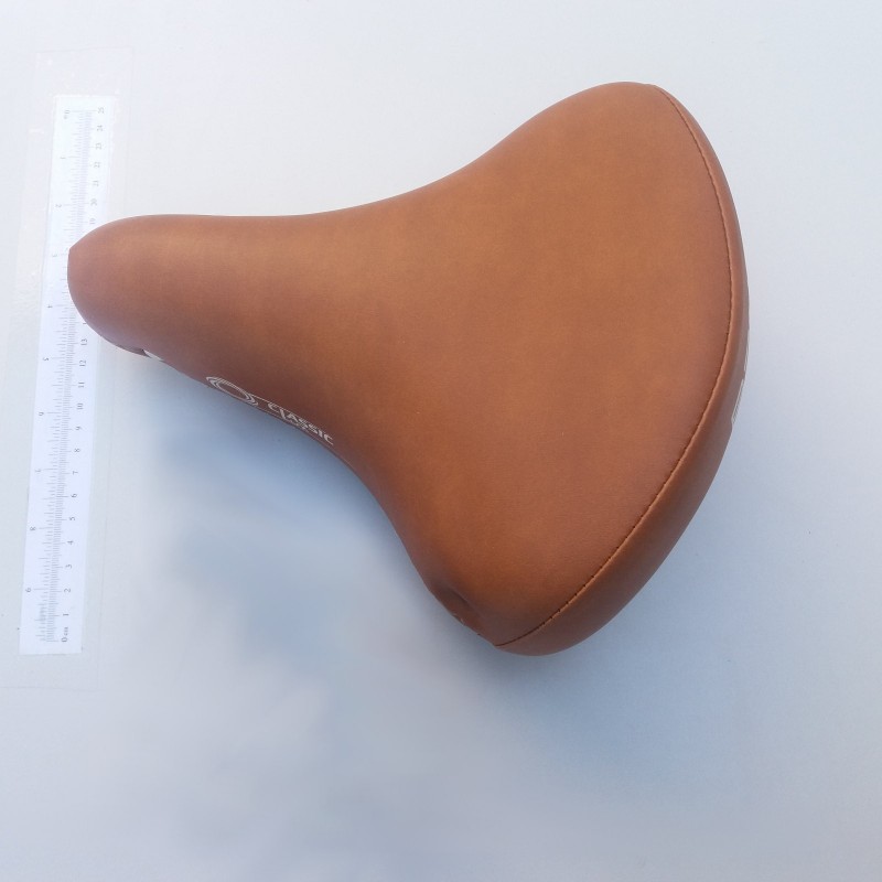 CLASSIC COILSPRING BICYCLE SADDLE (HONEY BROWN)
