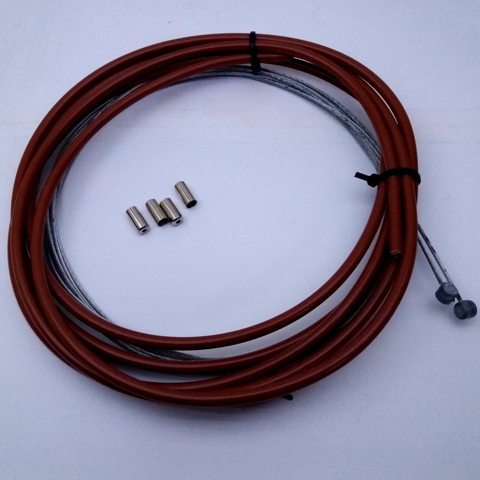 BROWN Colored Brake Cable Set of Inner and Outer Bicycle Cables