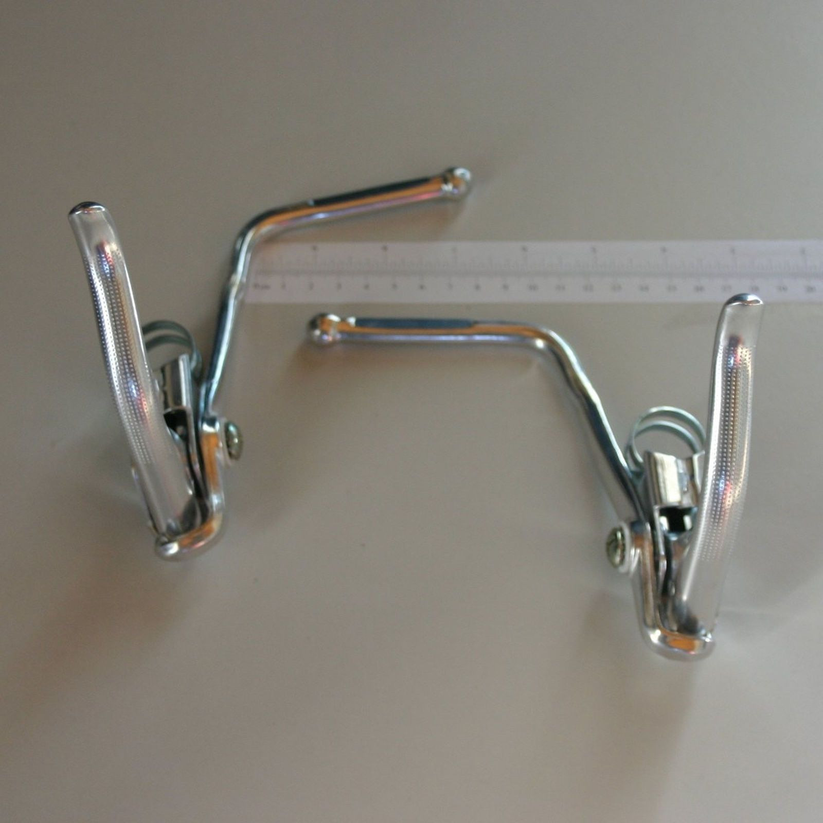 SET SAFETY BRAKE LEVERS BICYCLE RACING BIKES FIXIES W/DROP HANDLEBARS NOS