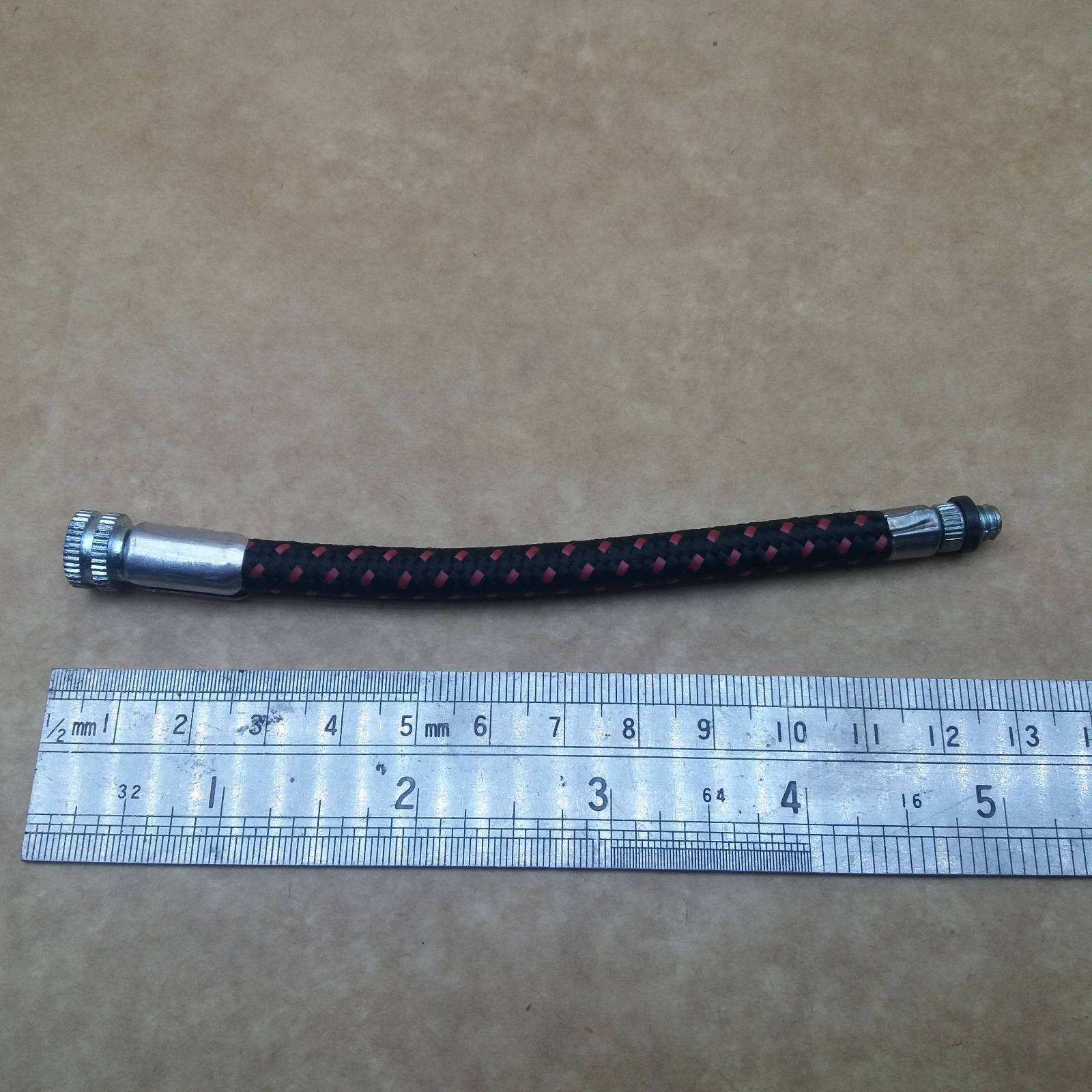 Bicycle pump hose pipe extension presta