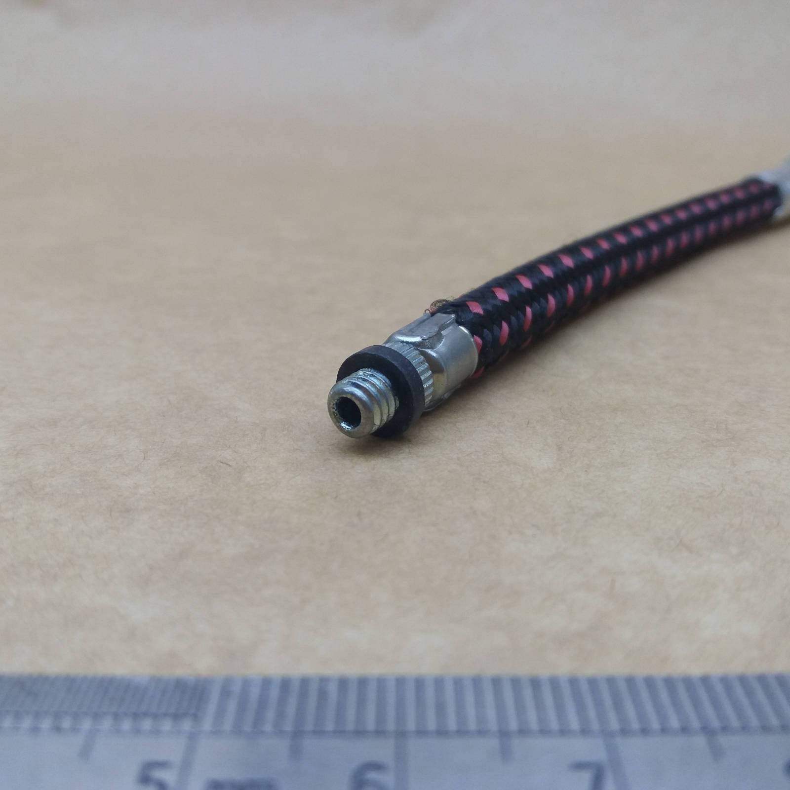 Bicycle pump hose pipe extension presta