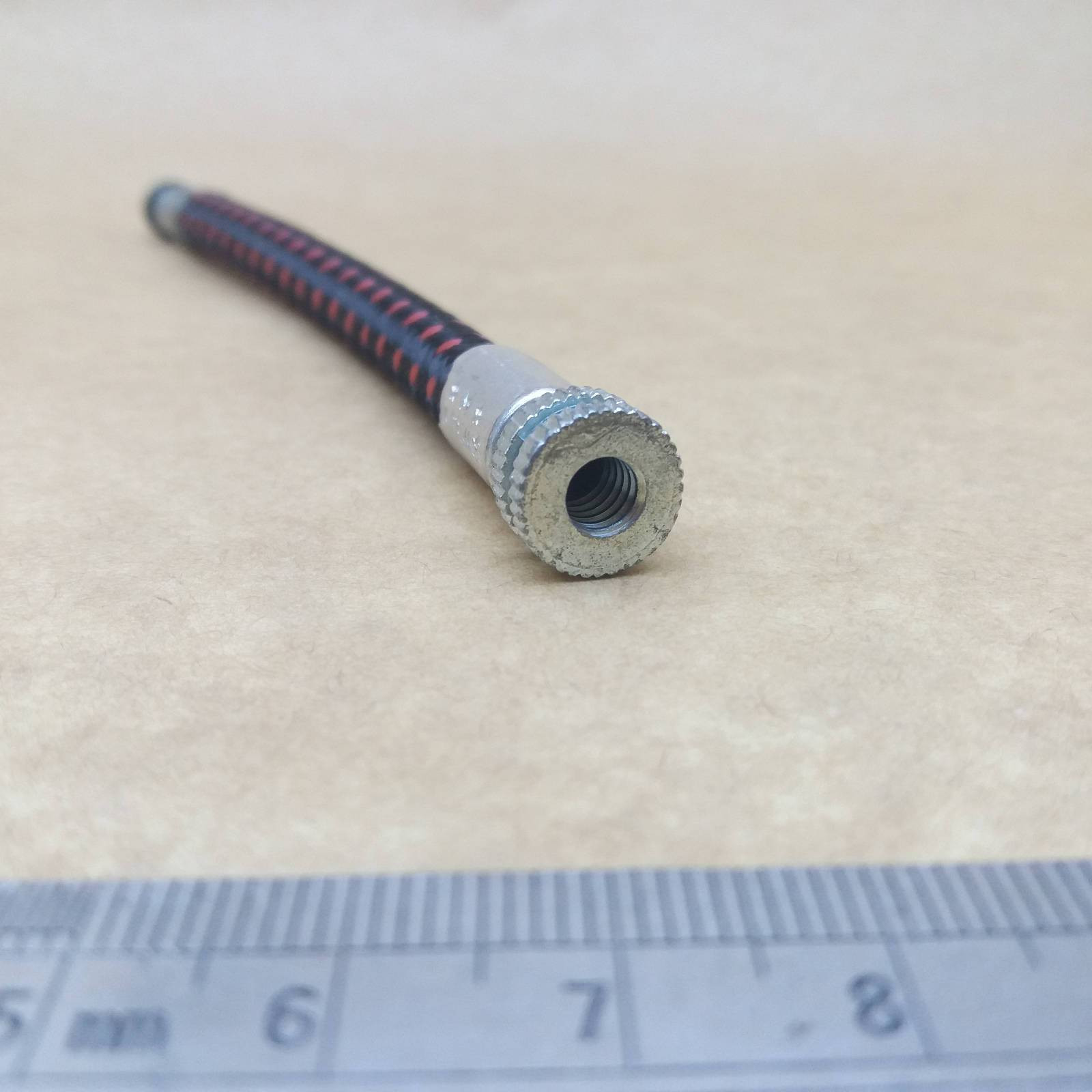 Bicycle pump hose pipe extension presta