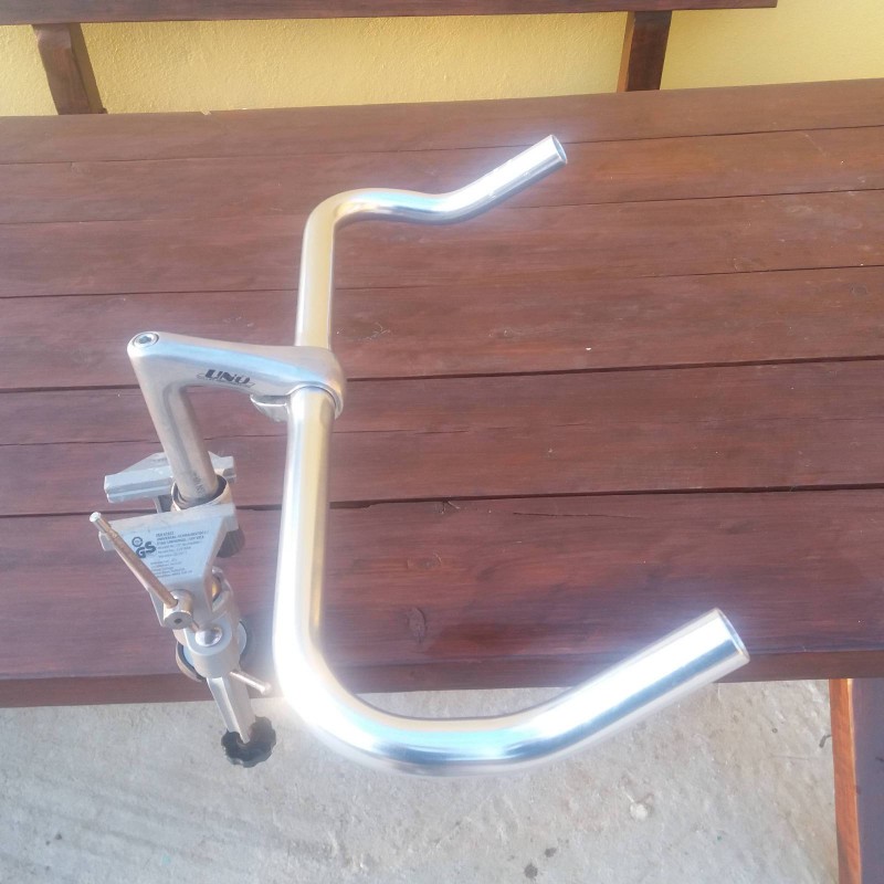 Bullhorn Fixed Gear Track bicycle alloy handlebar with holes 25.4mm