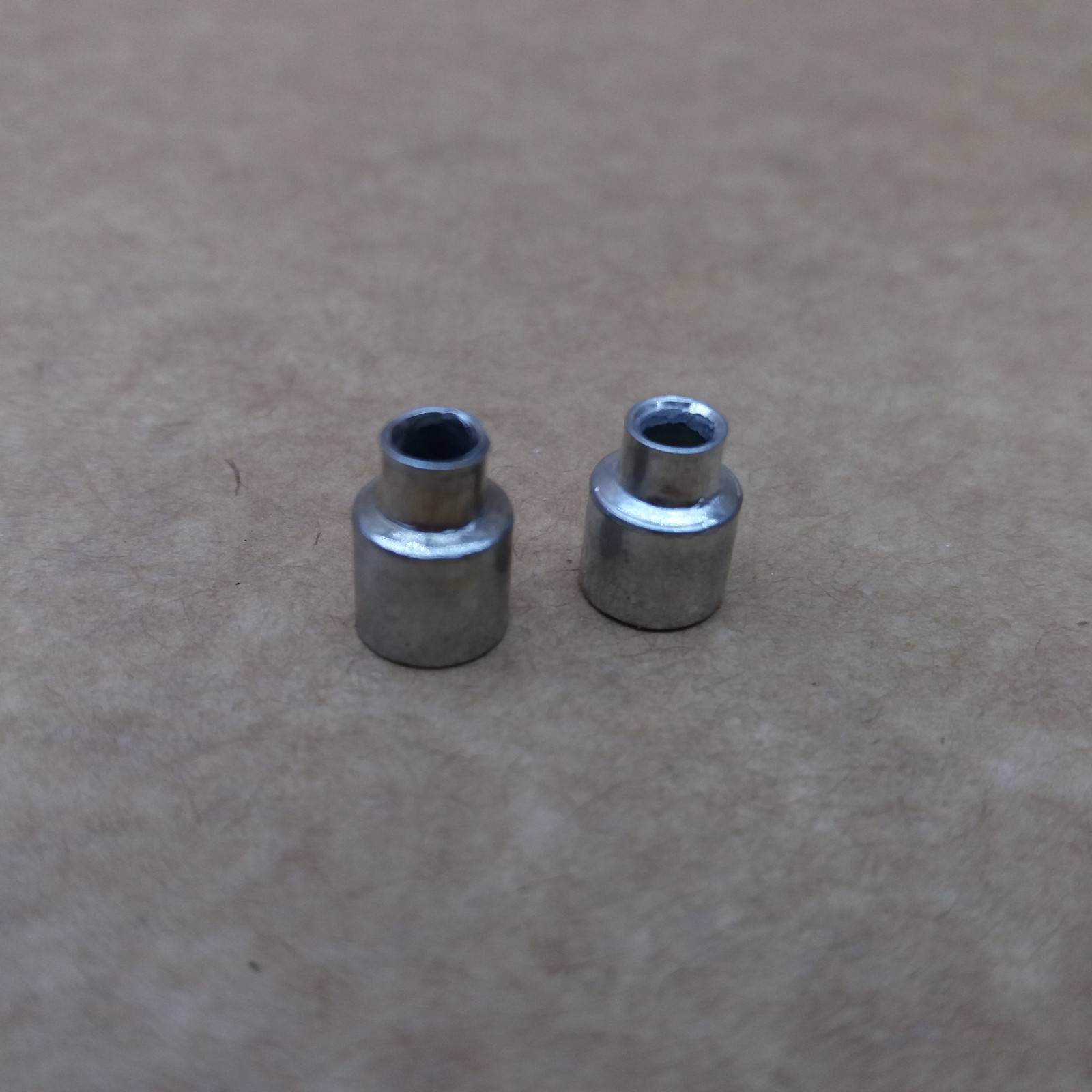 Set of 2 pcs Ferrules for old timer bicycle brake cable levers