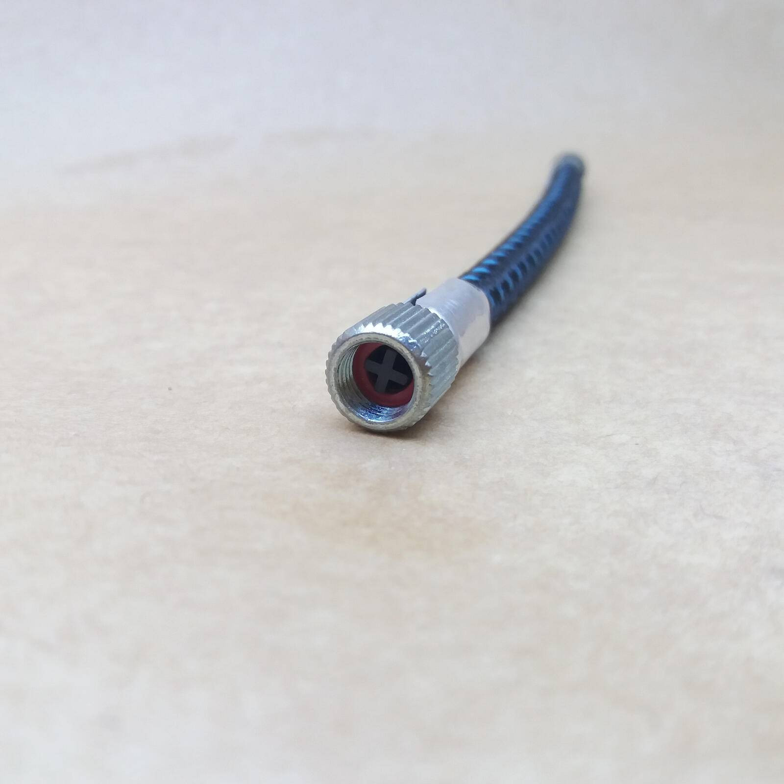 Bicycle pump hose pipe extension presta