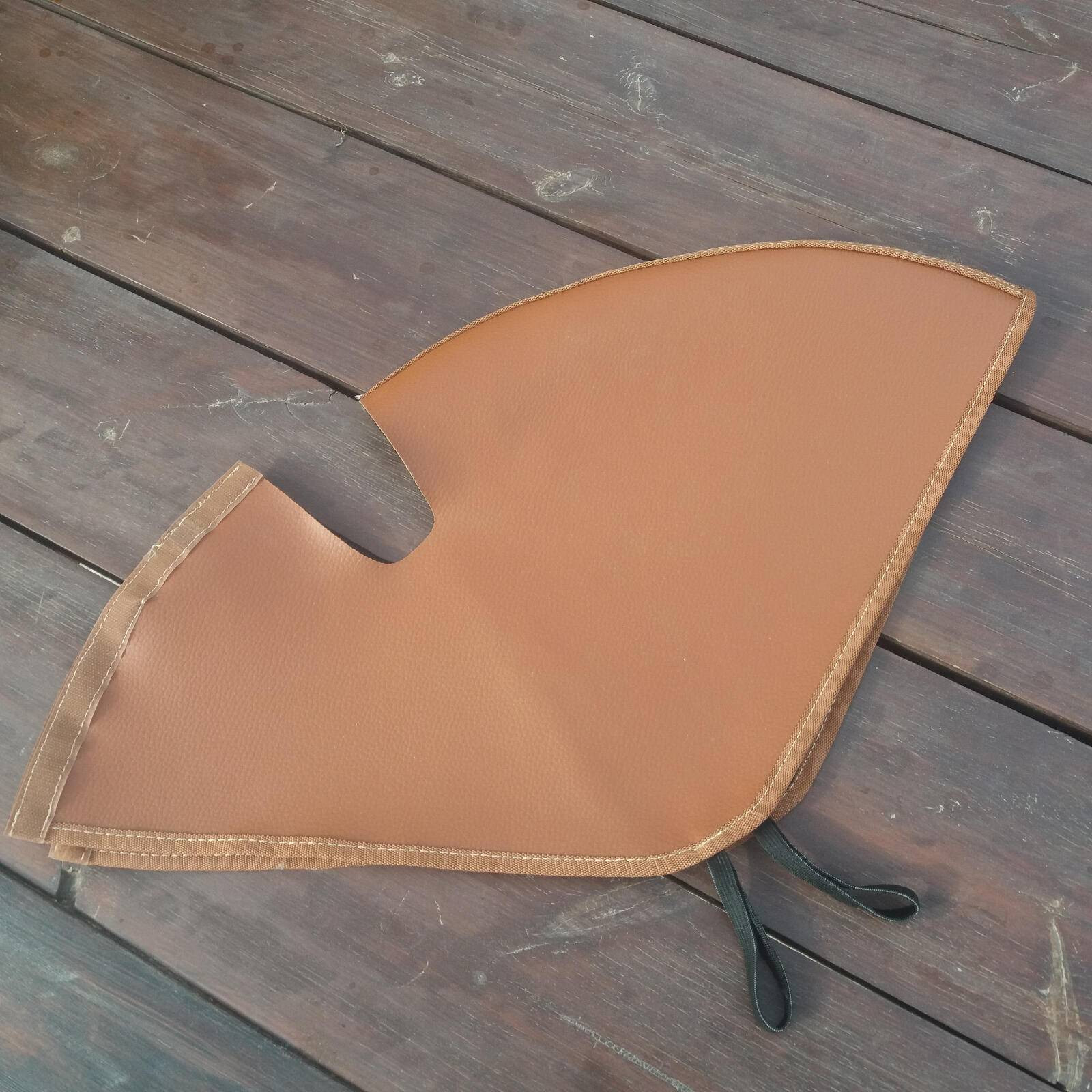 Bicycle Skirt Dress Coat Guard Protector Honey Brown Leatherette