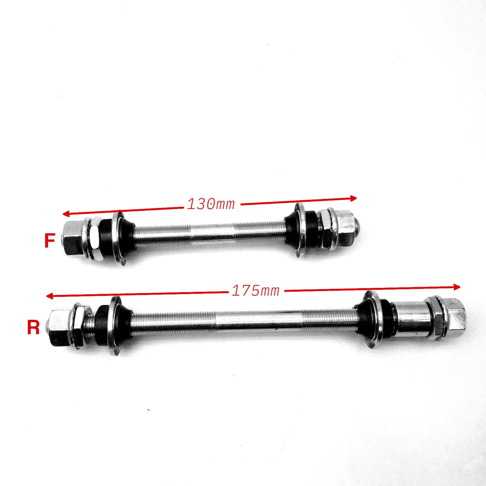 BICYCLE WHEEL HUB AXLE FRONT REAR SOLID VINTAGE FIXIE BMX MTB