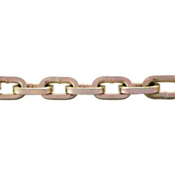 Bicycle chain with keylock and reinforced squared rings