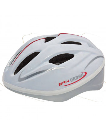 Bicycle Helmet White Light and Ventilated