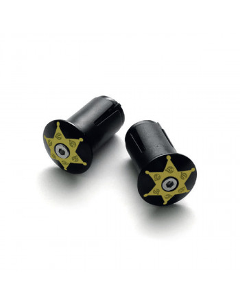 CINELLI ANODIZED END PLUGS...