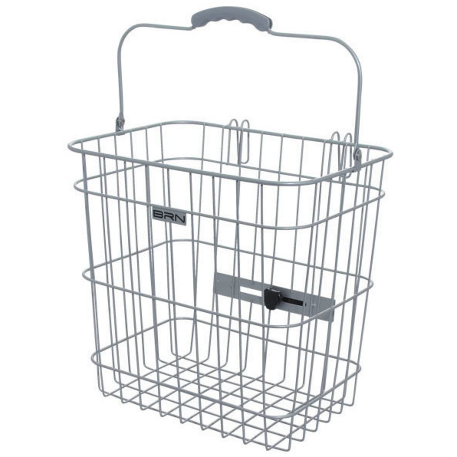 BICYCLE REAR SHOPPING BASKET WITH HANDLE